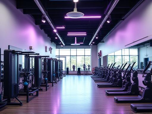 Interiør fra treningssenteret